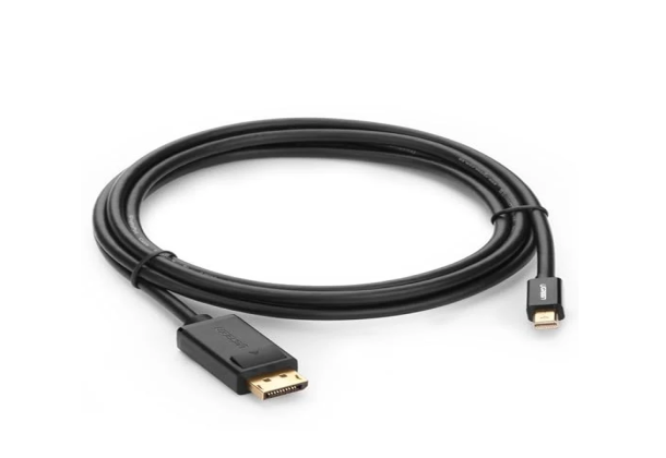 UGREEN 10477 Mini DisplayPort to DisplayPort Cable 1.5m Black – High Speed 8.64Gbps, 4K Support