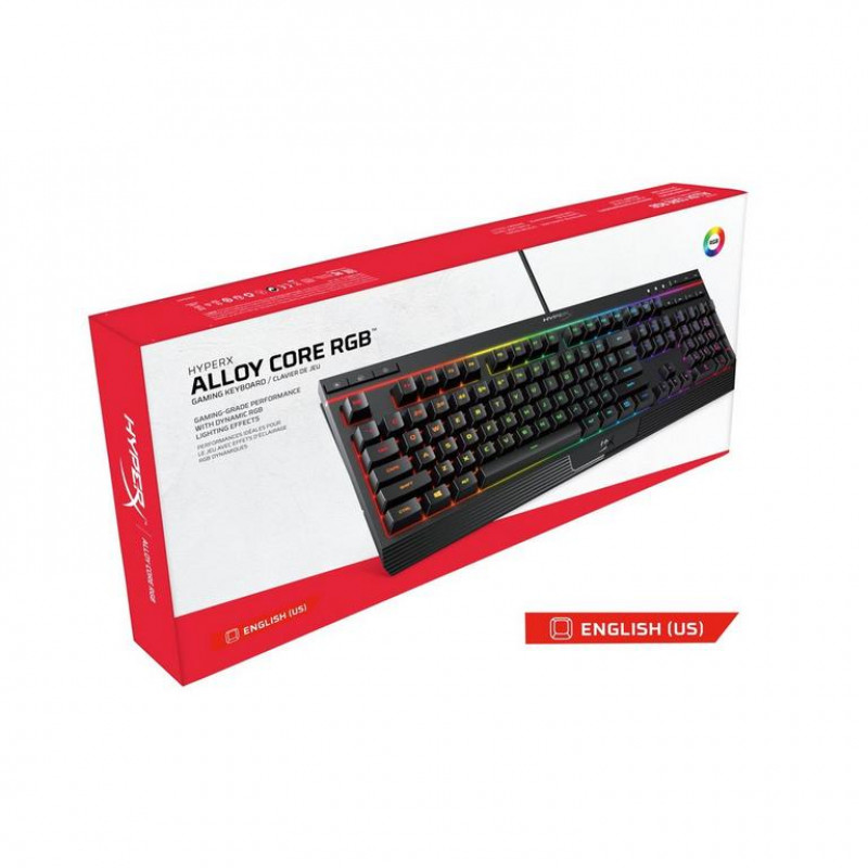 HyperX Alloy Core RGB Wired Gaming Keyboard HX-KB5ME2-US - 740617278880
