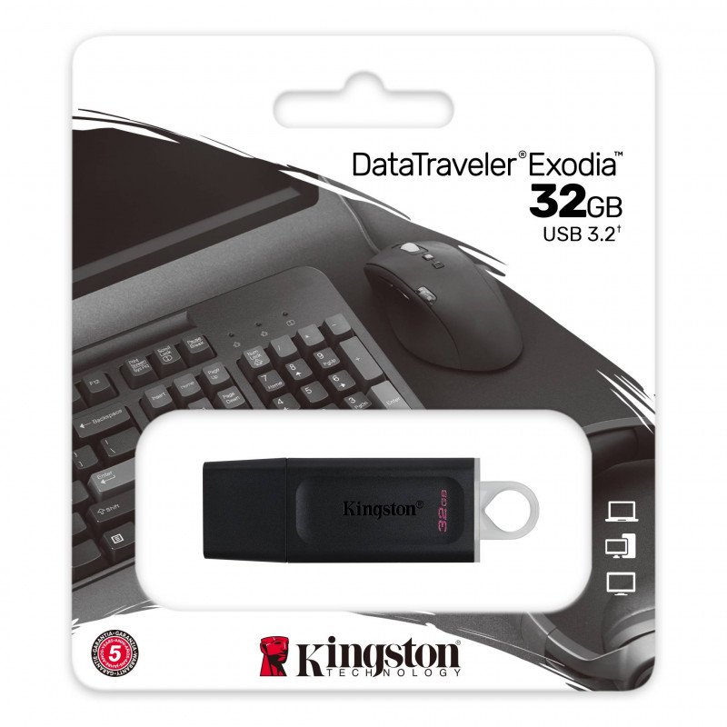 Kingston DataTraveler Exodia 32GB USB 3.2 Flash Drive