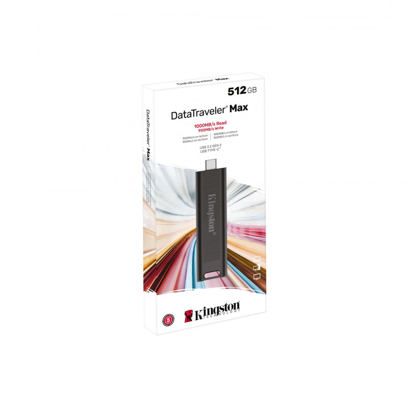 Kingston 512GB DataTraveler Max USB 3.2 Gen 2 Type-C Flash Drive