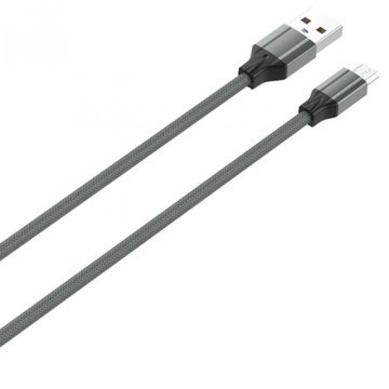 LDNIO LS64 TYPE-C 2.4A Fast charging Data Cable 2M Length - Gray
