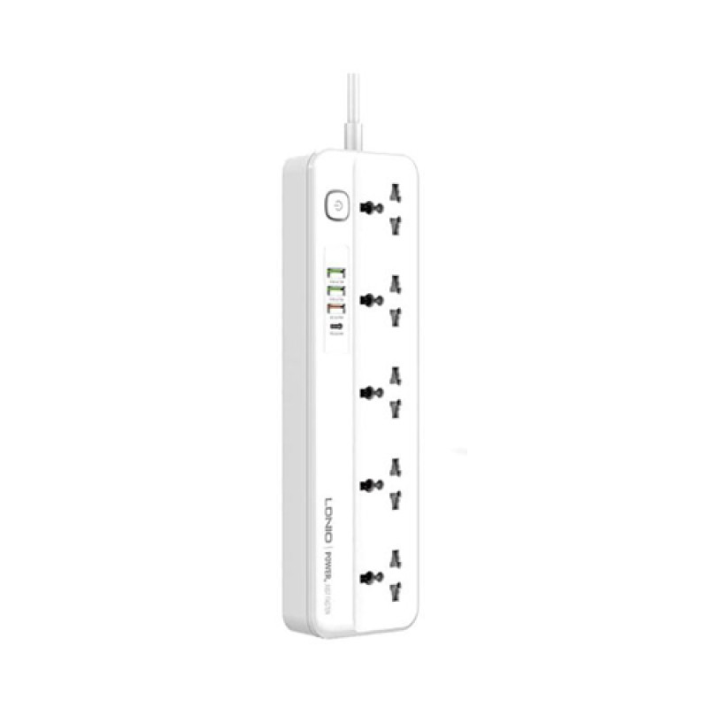 LDNIO SC5415 Power Strips 5 Way Outlet with USB Ports 6933138600153