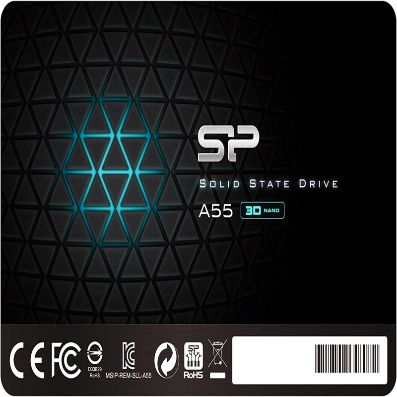 SP 256GB SSD 3D NAND A55 SLC Cache Performance Boost SATA III 2.5
