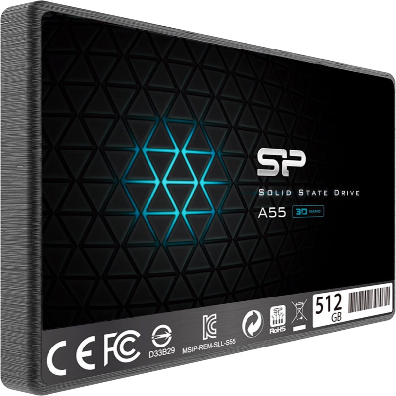 Silicon Power 512GB - A55 Internal SSD (Solid State Drive) 2.5 Inch SATA