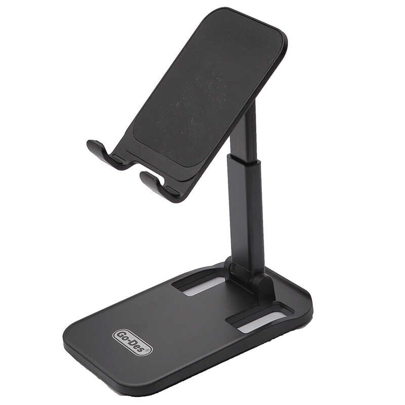 Go-Des Collapsible Telescopic Bracket Phone Holder, White
