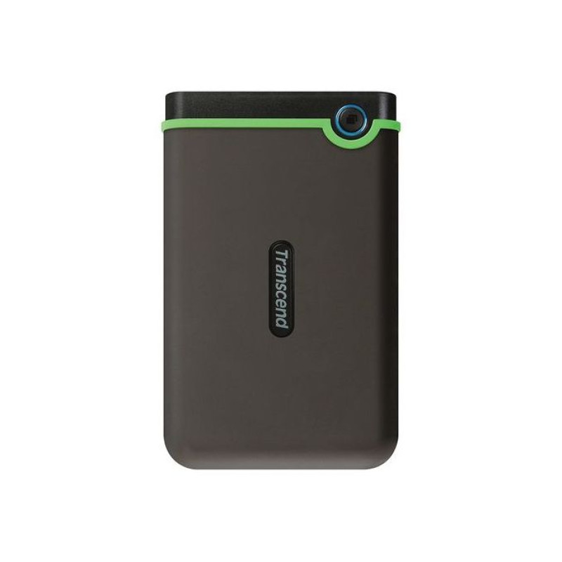 Transcend 2TB StoreJet 25M3 Anti-Shock External USB 3.0 Hard Drive - Iron Gray