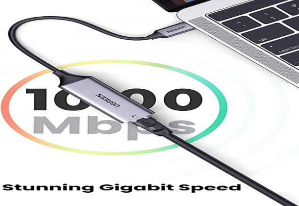 UGREEN CM199 (50737) USB Type C to 10/100/1000M Ethernet Adapter (Space Gray)