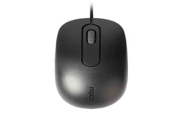 Rapoo N200 USB Wired Mouse Black