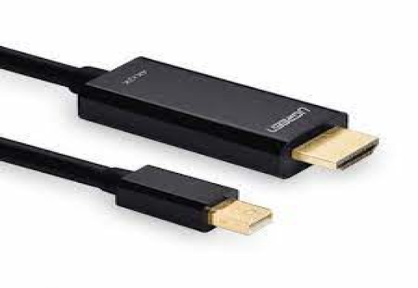Ugreen 20848 Mini DP Male to HDMI Cable 4K, 1.5 Meter, Black