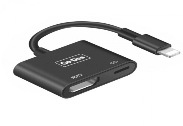Go-Des GD-8285 HDTV+Lightning Converter 2*1