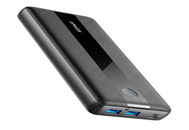 Anker Power Bank 10000 MAh Slim Core III Light And Compact A1247H11 - Black - 194644075385