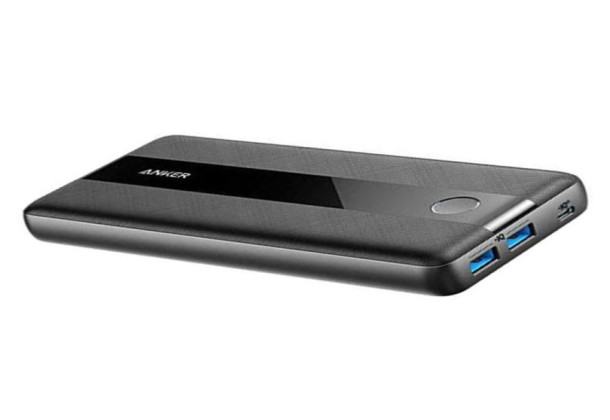 Anker Power Bank 10000 MAh Slim Core III Light And Compact A1247H11 - Black - 194644075385