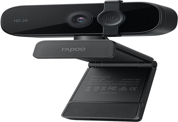 RAPOO C280 WEBCAM 2K HD USB2.0 MIC ROTATABLE CAMERA