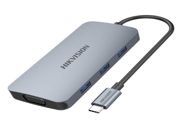 HIKVISION USB-C hub DS801 8-in-1, USB 3.0