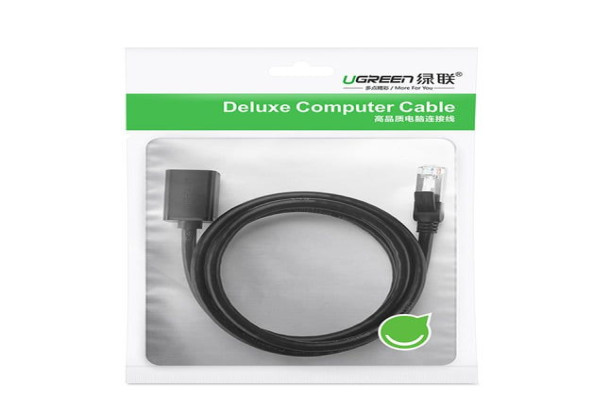 Ugreen 11281 Ethernet Extension Cable Cat6 Rj45 Male to Female Lead Shielded 2m