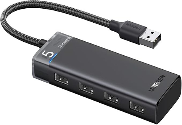 UGREEN 15548 4-Port USB 3.0 HUB 5Gbps High Speed Data Transmission with USB C 6941876215485