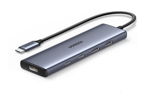 UGREEN 45320 CM512 6-in-1 10Gbps USB-C Hub -Space Grey 6941876243204