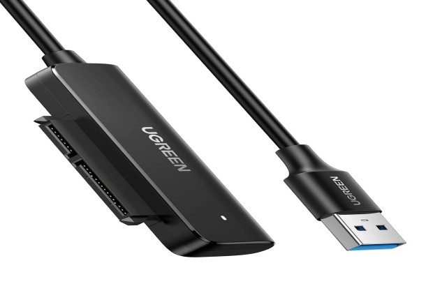 UGREEN 70609 SATA Cable SATA to USB 3.0 Adapter Hard Drive Cable External Disk Reader 2.5 SSD to HDD Clone Transfer 6957303876099
