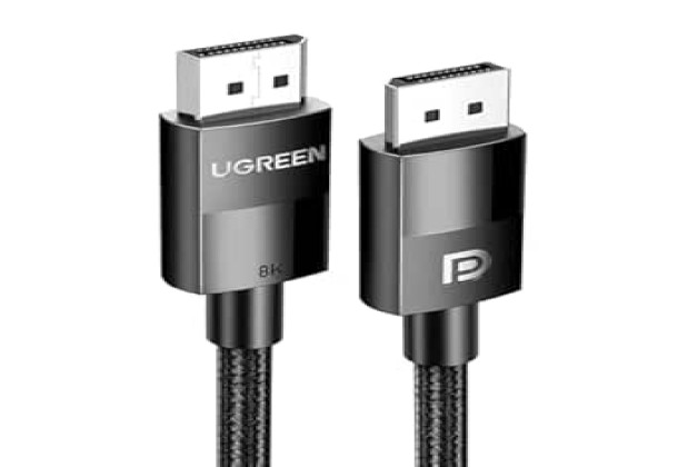 UGREEN 80392 DP114 DisplayPort(DP)/M to DisplayPort(DP)/M Plastic Case Braided Cable 2m 6957303883929