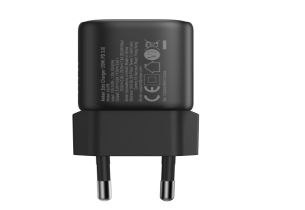 Anker stylish design  A2698L11  Charger 30W pd 3.0  Fast Charging   - Black 194644213954