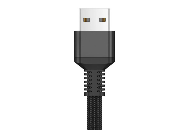 CL-144 IPX USB Data Cable To Lightning, 100cm, Super Fast 60W Charging, Braided Design, Black
