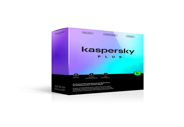 Kaspersky Plus 5 Devices, 1 Year Box w/o CD