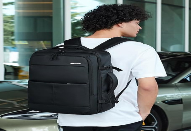Golden Wolf 30L Backpack – Sleek Water-Resistant Design Ideal for Travel Work & College with Laptop Compartment & Smart Organization-GB00734, M