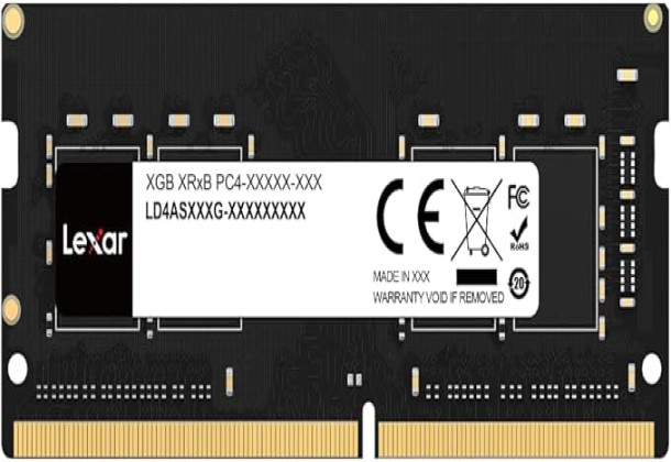 Lexar 16GB DDR4 SODIMM RAM 3200MT/s CL22 260-Pin Laptop Memory - LD4AS016G-B3200GSST