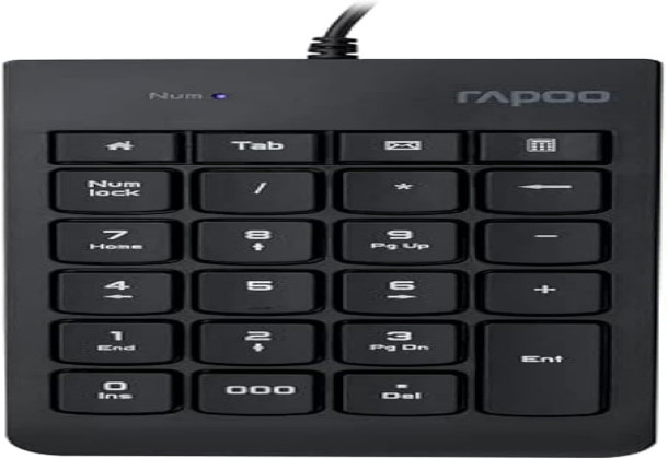 Rapoo K10 Numeric Keyboard, Black 19909